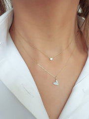 Amour Dainty Diamond Necklace